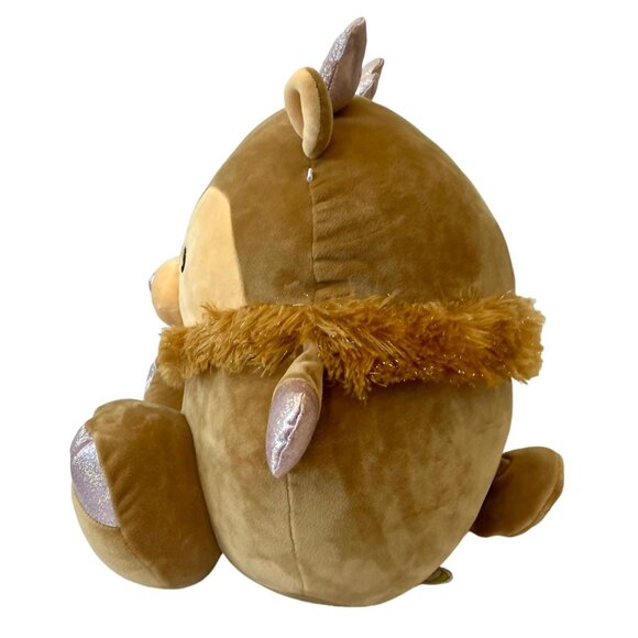 NEW Large Animal Adventure Squeeze w/Love XTRA PUFF Reindeer Glittery Plush-15" - Picture 15 of 16